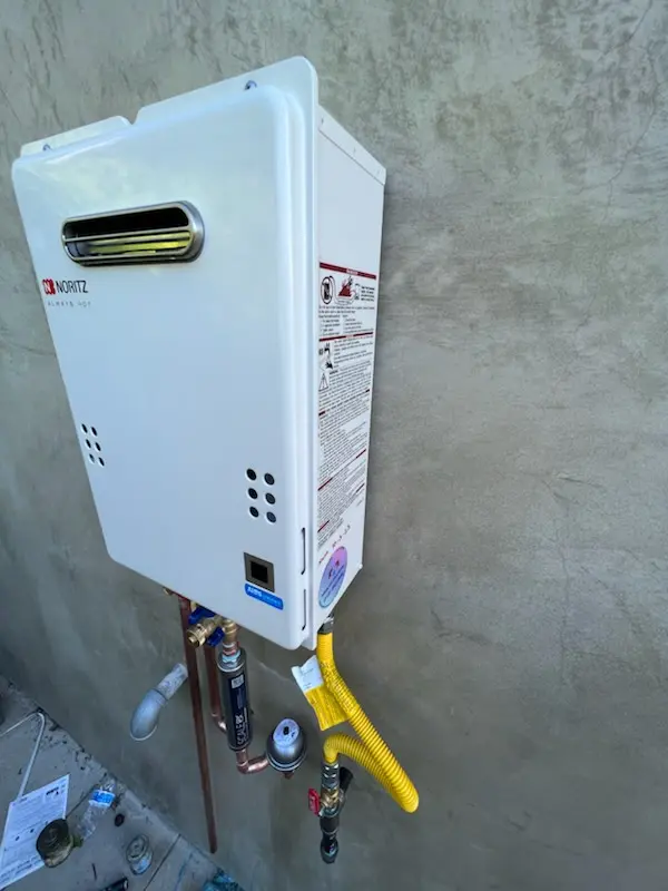 Tankless water heater installation for Dorchester Manor homes
